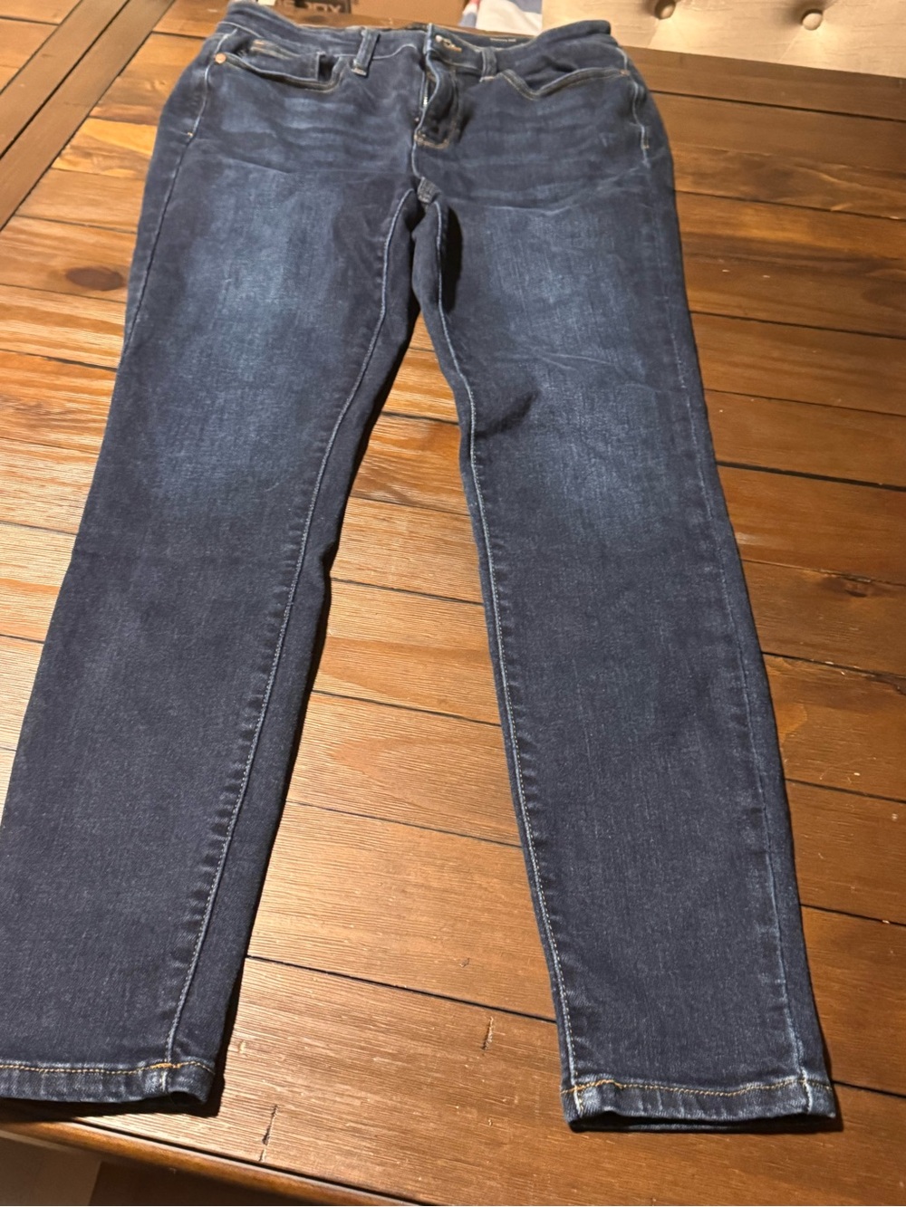 Judy Blue Dark Blue Skinny Fit Jeans-11/30